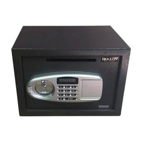 Hollon DP-25EL Depository Safe in Black with Electronic Lock