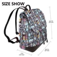 thumbnail image 2 of Goofa The Nightmare Before Christmas Pattern Leather Backpack Purse for Women Fashion Multipurpose Design Handbag Ladies Shoulder Bags Travel Backpack, 2 of 4