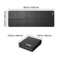 thumbnail image 5 of VEVOR Foldable Walking Pad Treadmill Mat, 1/4" Thick, 24" x 68" Exercise Equipment Mat for Elliptical on Carpet Hardwood Floor, High Density PVC Floor Protector, Waterproof and Non-slip for Home Gym, 5 of 9