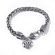 thumbnail image 1 of Xihbxyly Pulsera de Miembro de La Familia Pulsera de Aleación de Diamantes Pulsera de Corazón Regalo de Cumpleaños, 1 of 2