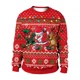 thumbnail image 5 of Suéteres navideños para hombre, suéteres navideños con renos, estampado 3D, cuello redondo, ropa para parejas, sudaderas para fiestas navideñas, 5 of 5