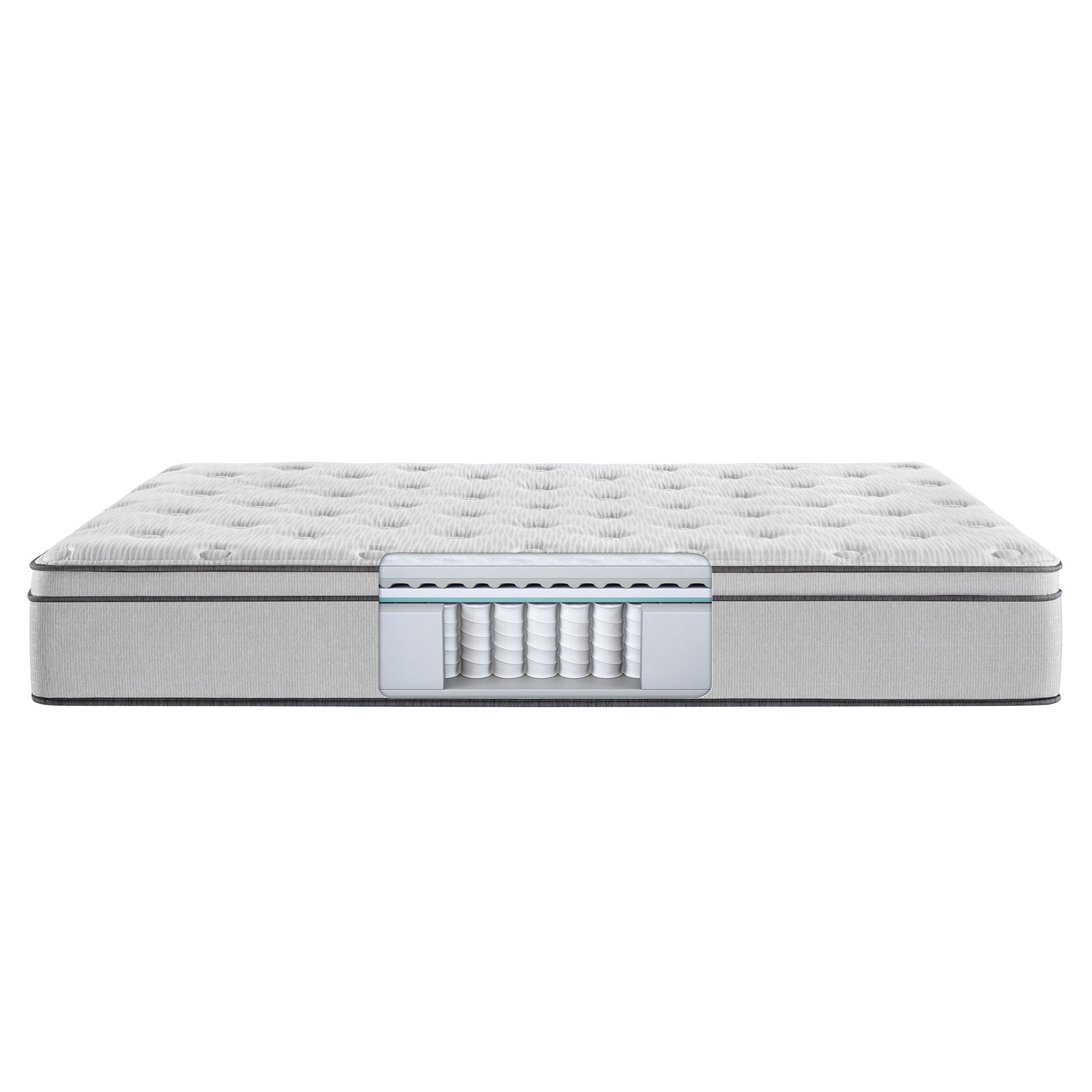 beautyrest br800 plush euro top queen mattress