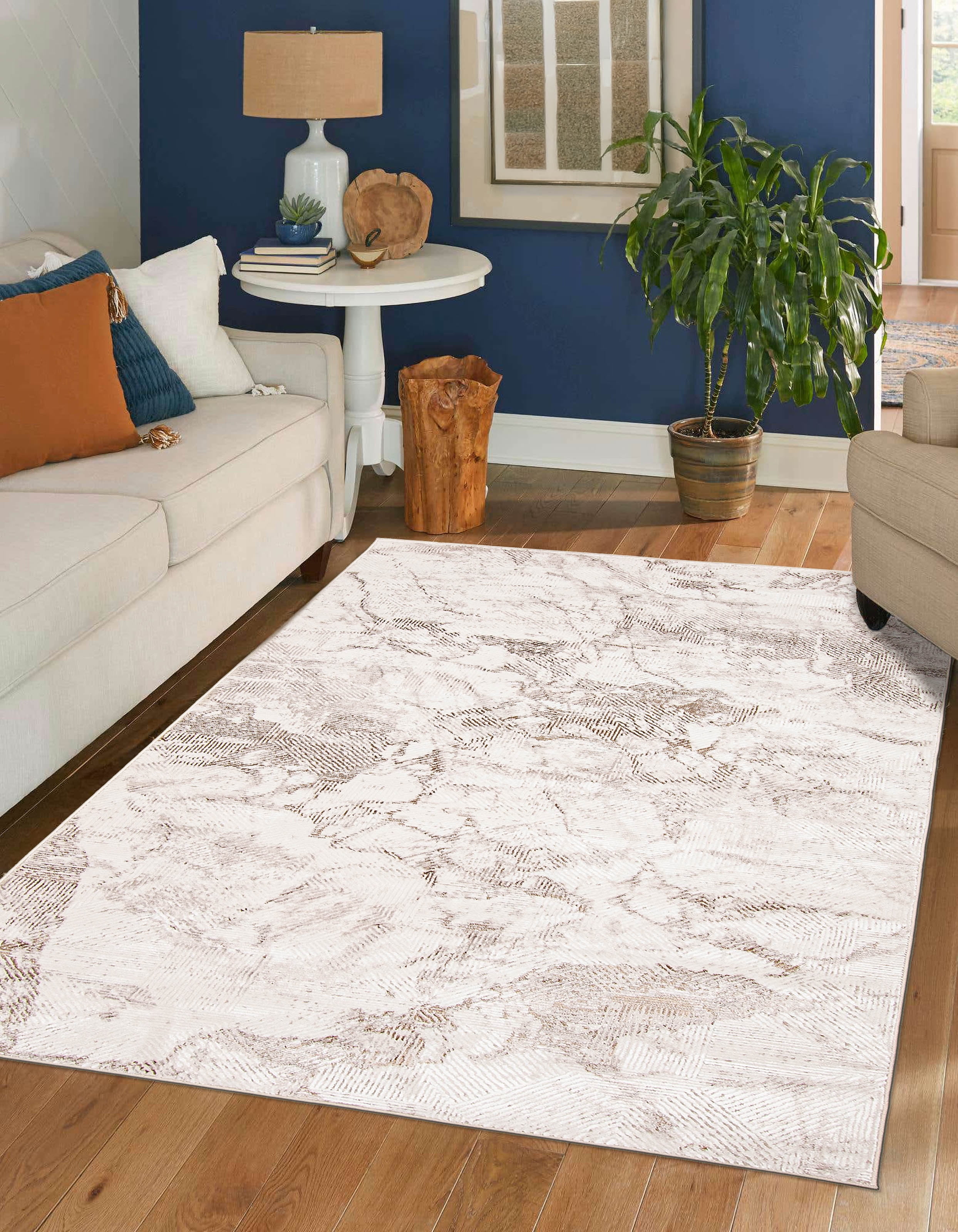 ECARPET Nala Contemporary/Modern Area Rug for Living Room, Bedroom, Dining Room, Entrance, Hallway and More.
