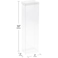 thumbnail image 3 of DollSafe Clear Folding Display Box for thin 8.5-9.5 inch Dolls and Action Figures, 3" W x 2" D x 10" H, Pack of 5, 3 of 5