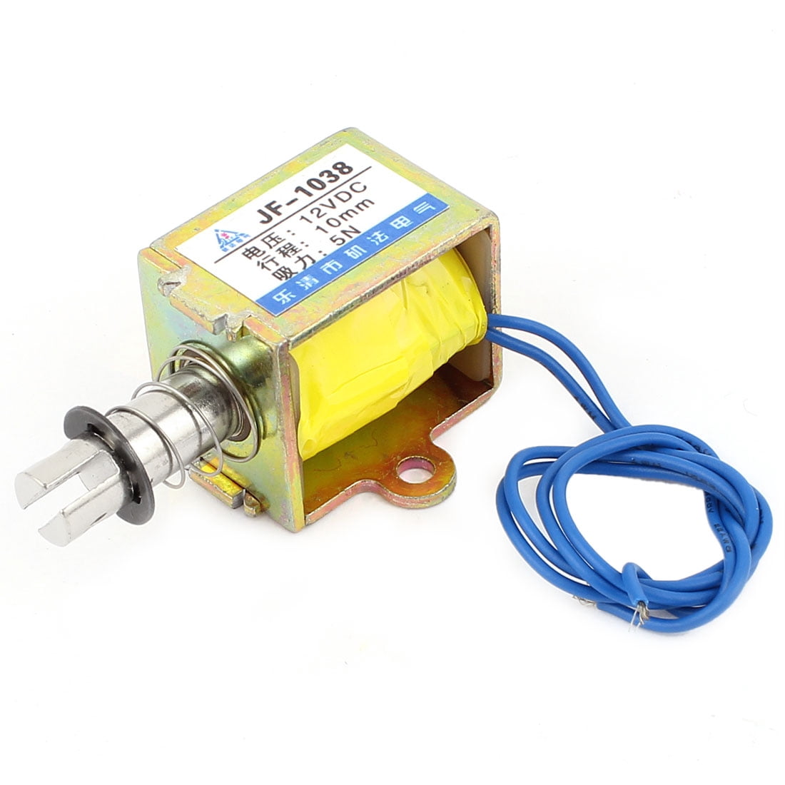 Électroaimant Linéaire 12V - Solénoïde DC Pour Automatisme, Distributeurs, Appareils Ménagers