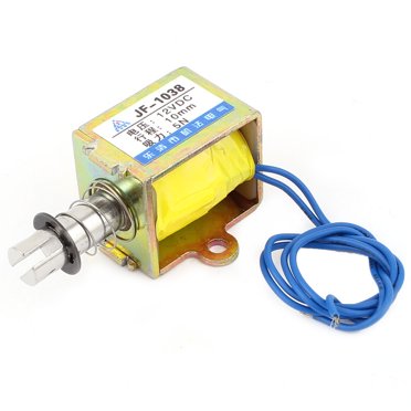 6/12/24V Electromagnet 5N Force Automation DC Electromagnet 6/12/24V 300mA - 5N Magnetic Force 10mm Stroke For Automation Systems Automation Control Magnet