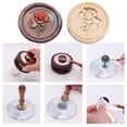 thumbnail image 2 of Sello de cera Btafrte Cabeza Alivio Cobre Forma Especial Vintage para Tarjeta Regalo (C), 2 of 9