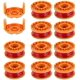 thumbnail image 1 of Línea de carretes de 10 piezas para desbrozadoras Línea de carrete de repuesto de nailon de 3M/1,65 mm Worxwg163 Wg180 Wg175 Wg150 Wg160 con 2 tapas de corte Carrete de línea de recortadora para, 1 of 5