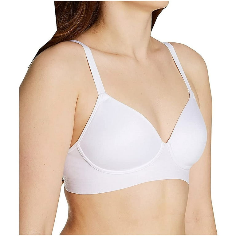 Hanes Ultimate Wireless Bra, Full-Coverage No-Dig Bra, Our Best T-Shirt Bra,  Convertible Wirefree Bra with Foam Cups 