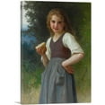 thumbnail image 1 of ARTCANVAS Taste At The Fields 1891 Canvas Art Print by William-Adolphe Bouguereau - Size: 26" x 18" (1.50" Deep), 1 of 9