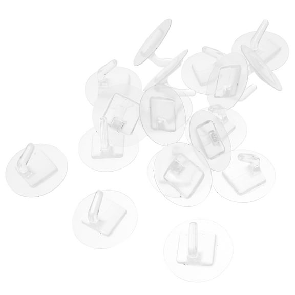 WHAMVOX  20 Pcs Wall Mount Adhesive Hooks Hanger Strong Sticky