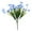 Blue, variant on Kiplyki 1 Bundles Artificial Outdoor Flowers Fake Flowers Green Shrubs Garden Porch