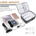 thumbnail image 2 of Veraa Waterproof Electronics Organizer – Double Layer Travel Case for Cables, Chargers & Accessories, 2 of 6