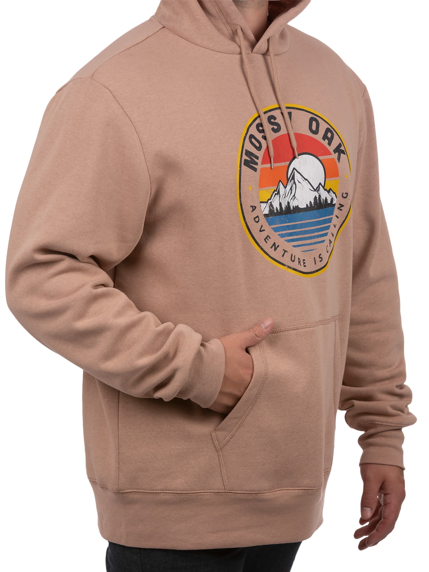 Mossy Oak Men's Graphic Hoodie with Long Sleeves