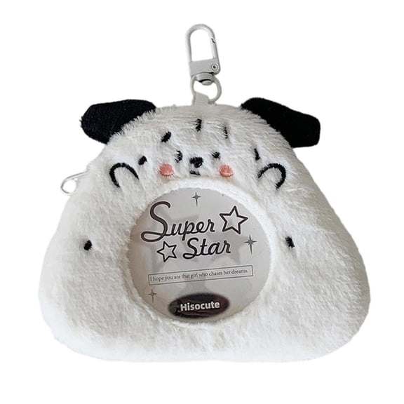 Giaone Rice Ball Photocard Holder,Lovely Credit Card Sleeve Pendant Keychain Badge Holder for /Identity Banks Cards