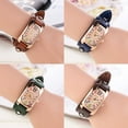 thumbnail image 5 of UDIYO Women Fashion Casual Faux Leather Strap Oblong Case Quartz Wrist Watch, 5 of 7