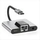 thumbnail image 1 of Adaptador de Red LAN Tipo C una Ethernet Hub USB C una EstacióN de Acoplamiento de Carga RáPida PD de Audio de 3,5 mm para TeléFono MóVil PortáTil, 1 of 5