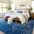 thumbnail image 6 of Garvee 10'x13' Area Rugs, Modern Abstract Living Room Rugs, Vintage Rugs Washable Throw Print Carpet for Bedroom Dining Room Home Decor,Blue, 6 of 9