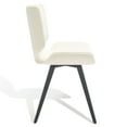 thumbnail image 6 of SAFAVIEH Couture Matty Scandinavian Velvet Solid Dining Chair, Cream, 6 of 13