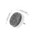 thumbnail image 2 of Raindrops 10pcs Round Stool Pads Assorted Color Nylon Iron to Prevent on Floors, 2 of 7