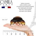 thumbnail image 2 of Camila Paris CP2385 French Hair Clip for Women for Thick Hair for Long Curly Wavy Hair, Large, Girls Hair Claw Clips Jaw Styling Hair Accessories for Women, Strong Hold No Slip Grip, Made in France, 2 of 20