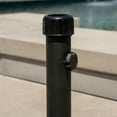 thumbnail image 4 of Noble House Lambert 33 lbs Black Round Steel Patio Umbrella Base, 4 of 6