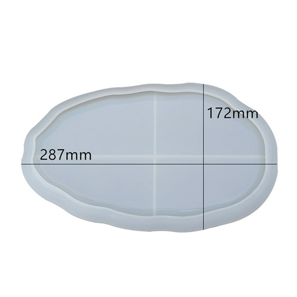 Bandeja De Cenicero Diy, Molde De Silicona Redondo Ovalado Irregular, Plato De Joyería, Molde De Fundición Noticed HA027341-01