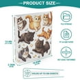 thumbnail image 5 of Colorful Cartoon Cats 3 Ring Hardcover Binders 1.5in Round Rings for Letter-Size Folder Paper Organizer Pockets for Office Student Recipe, 5 of 9