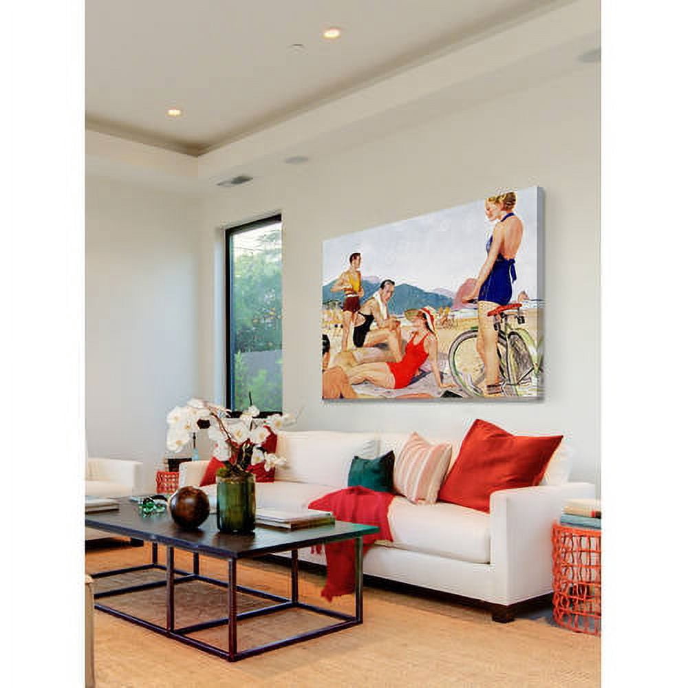 Marmont Hill - "Beach Pals" Painting Print on Wrapped Canvas