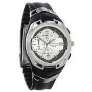 Seiko Men's Black Strap Chronograph Watch