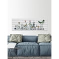 thumbnail image 4 of Parvez Taj Lined up Bottles White Wood Wall Art, 4 of 7