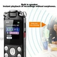 thumbnail image 4 of Enregistreur Vocal Numérique, Lecteur MP3 Enregistreur Vocal Intelligent pour Interview 8 Go,16 Go,32 Go, 4 of 7