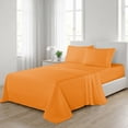 thumbnail image 2 of Elegant Comfort Deep Pocket 4-Piece Bed Sheet Set, Ultra-Soft Microfiber, Luxury Bedding Gift, King, Orange, 2 of 6