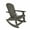 Charcoal Gray, variant on Costaelm Florence HDPE Adirondack Rocking Chair, Taupe