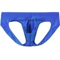 thumbnail image 3 of TANBOM Men's Comfortable Triangle Thong Nylon Underwear Blue XL 1-Pack, 3 of 6