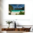 thumbnail image 3 of Elephant Stock Phi Phi Island Beach Wall Art - Horizontal Canvas Wall Art - Living Room Wall Decor - Beach Canvas - Beige And Turquoise Decor - 30" x 20", 3 of 8