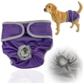 thumbnail image 2 of Female Dog Diapers, Denbek Washable Reusable Premium Female Dog Diapers, Dog Doggie Puppy & Doggy Diapers Female,Period Panties In Heat, 2 of 9