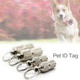 thumbnail image 3 of Dog Cat Storage Tube Anti Lost Address Label Mini Metal Collar Tube Necklace Pendants Pitbull, 3 of 5