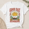 thumbnail image 3 of Good Day Sunshine Graphic T-Shirt, Retro Sun Unisex Classic Tee, 3 of 9