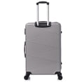 thumbnail image 3 of TUCCI Italy AVENZA Ensemble de Valises Rigides à Roulettes Pivotantes 3 Pcs 20 Pouces/24 Pouces/28 Pouces, Extensible, Durable avec Protection contre les Impacts, Unisexe - Gris, 3 of 7