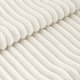 thumbnail image 5 of Juego de 2 fundas de almohada de pana de 18 x 18, fundas de almohada decorativas a rayas para sala de estar, sofá cuadrado suave, color blanco crema, 5 of 5