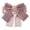 Pink, variant on INSPIRE CHIC Women's Bow Brooch Plaid Faux Rhinestone Beaded Retro Bow Ties Blue