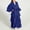 Dark Blue, variant on Girls Musli𝗆 𝖨slamic Dress for Children Chiffon Abaya 𝖣ubai Kaftan Prayer Dress Full Length Robe, Modest Traditional Casual Daily Wear for Kids 𝖨slamic Dress