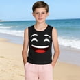 thumbnail image 4 of Niños Pequeños Camisola sin Mangas Gradiente Suave Impresión Moda Lindo Fondo para Niños 3-15 Años, 4 of 6