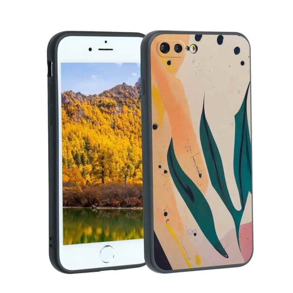 Abstraction-11 Phone Case, Degined for iPhone 8 Plus Case Men Women, Flexible Silicone Shockproof Case for iPhone 8 Plus