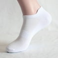 thumbnail image 3 of Mens And Womens Summer Sports And Leisure Solid Color Breathable Sweat Absorbent Thin Socks, 3 of 5