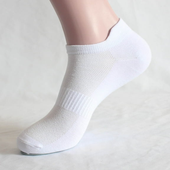 Mens And Womens Summer Sports And Leisure Solid Color Breathable Sweat Absorbent Thin Socks Womens Socks Size 9-11 Mens Compression Socks for Men Theology Socks Seamless Athletic Socks Women Socks for