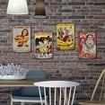 thumbnail image 6 of Vintage Retro Tin Sign Movie Series - Moulin Rouge & Tarantula, Aesthetic Metal Poster - Of Course I Can & Red Wine cup, Funny Metal Painting Poster Wall Decor for Garage Cafe Bar Bedroom Room, 6 of 7