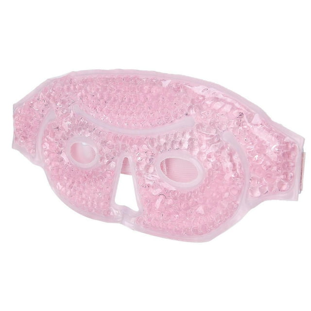 Hot Cold Therapy Gel Bead Eye Guard Edema Pain Relief Reusable Cooling Face Eye CoverPink