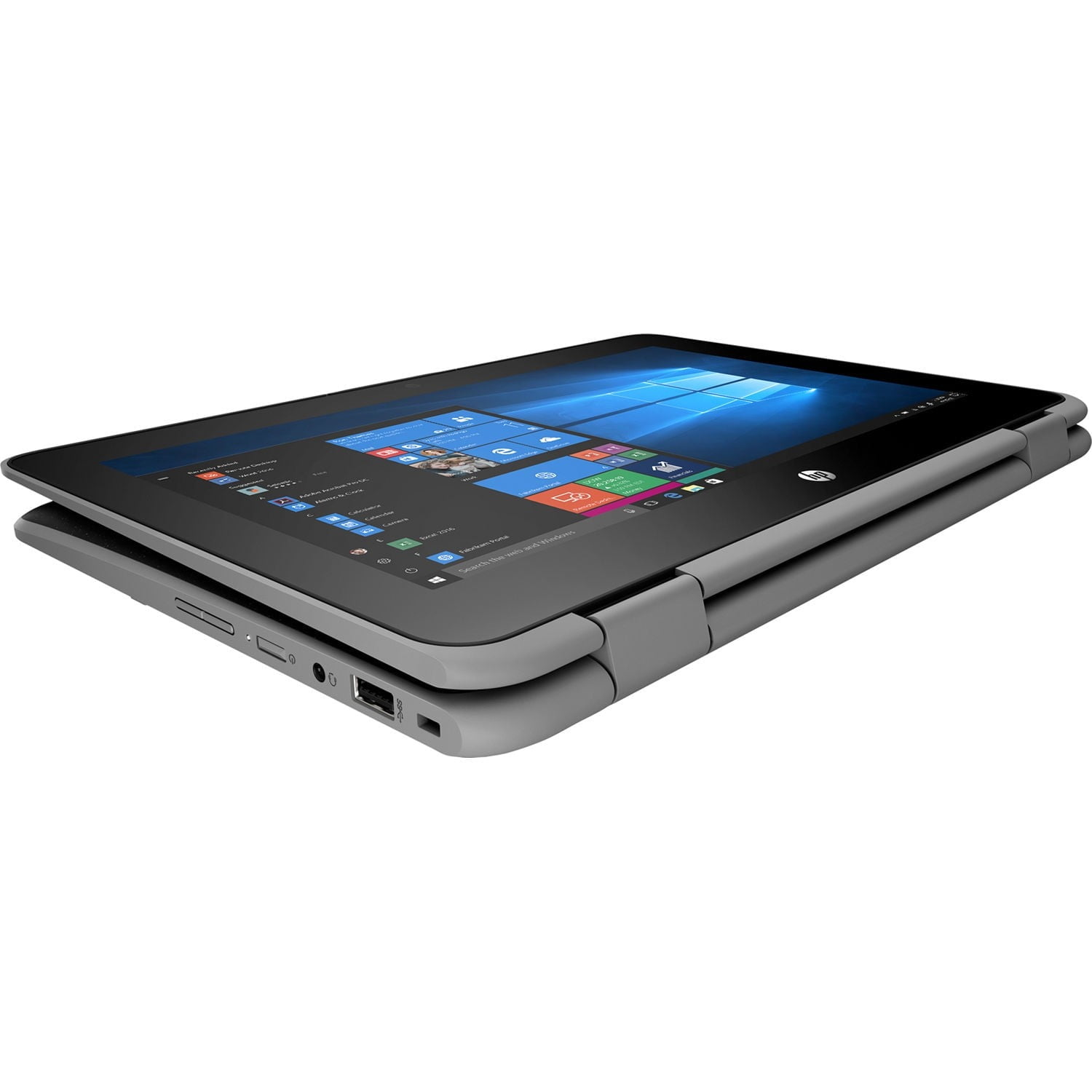 HP ProBook x360 11.6" Touchscreen 2-in-1 Laptop, Intel Celeron N4020, 4GB RAM, 64GB SSD, Windows 10 Pro, Chalkboard Gray
